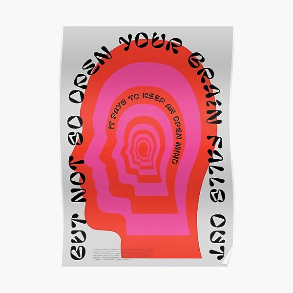 Tame Keep A Open Mind Poster