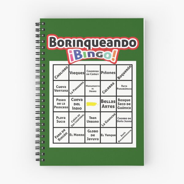 Item preview, Borinqueando Bingo Funny Puerto Rico Interactive Game designed and sold by ShikitaMakes.