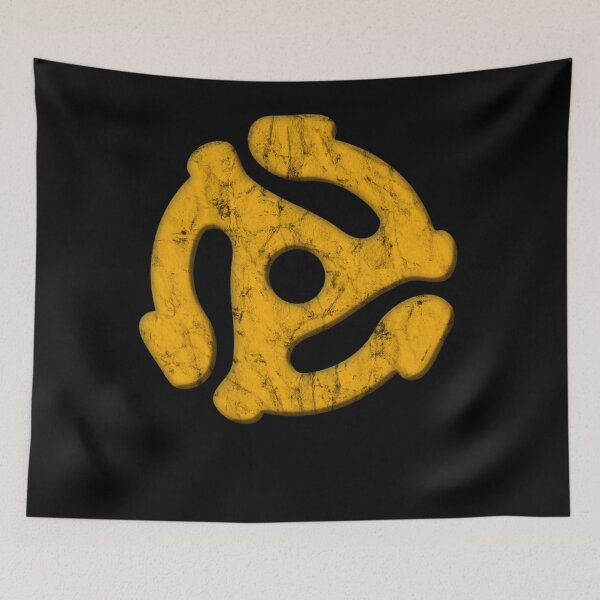 Item preview, 45 Record Adapter (Distressed) logo vintage designed and sold by SERENAHANEK.