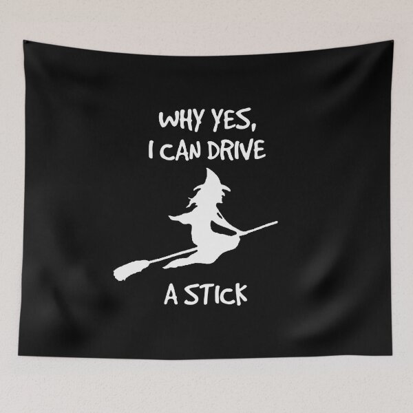 Item preview, Halloween Witch Drive a Stick designed and sold by EstelleStar.