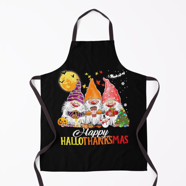 Item preview, Happy HalloThanksMas Halloween Thanksgiving Christmas Gnomes designed and sold by Gromovalilialil.