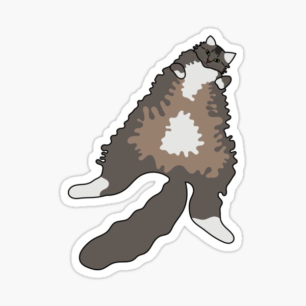 Gros chat Sticker