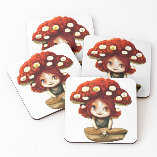 Item preview, Surprise Mushroom Girl  designed and sold by CritterStickers.