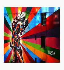 The New York Colourfull Kiss Photographic Print