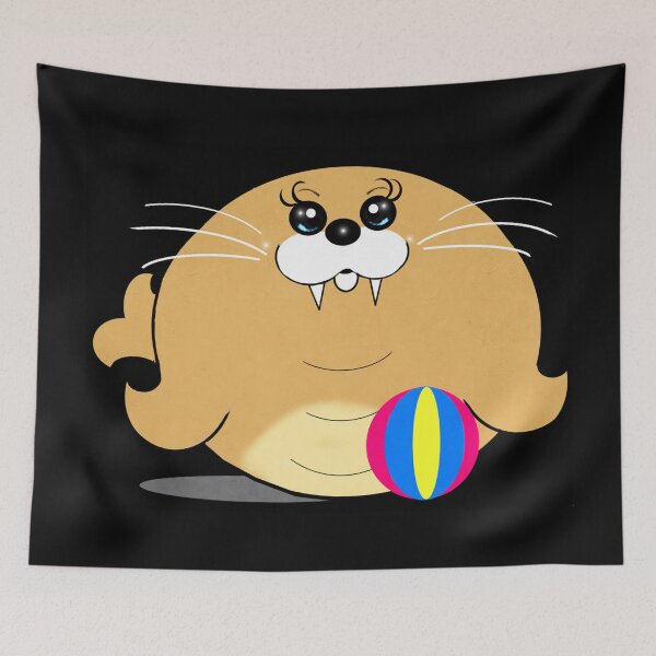 Item preview, cute Walrus  designed and sold by Shirley cute art .