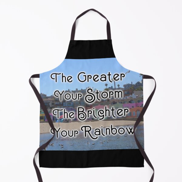 Item preview, The Greater Your Storm The Brighter Your Rainbow, Colorful Buildings Architecture Photography, Inspirational Quote designed and sold by Lucidesigns.