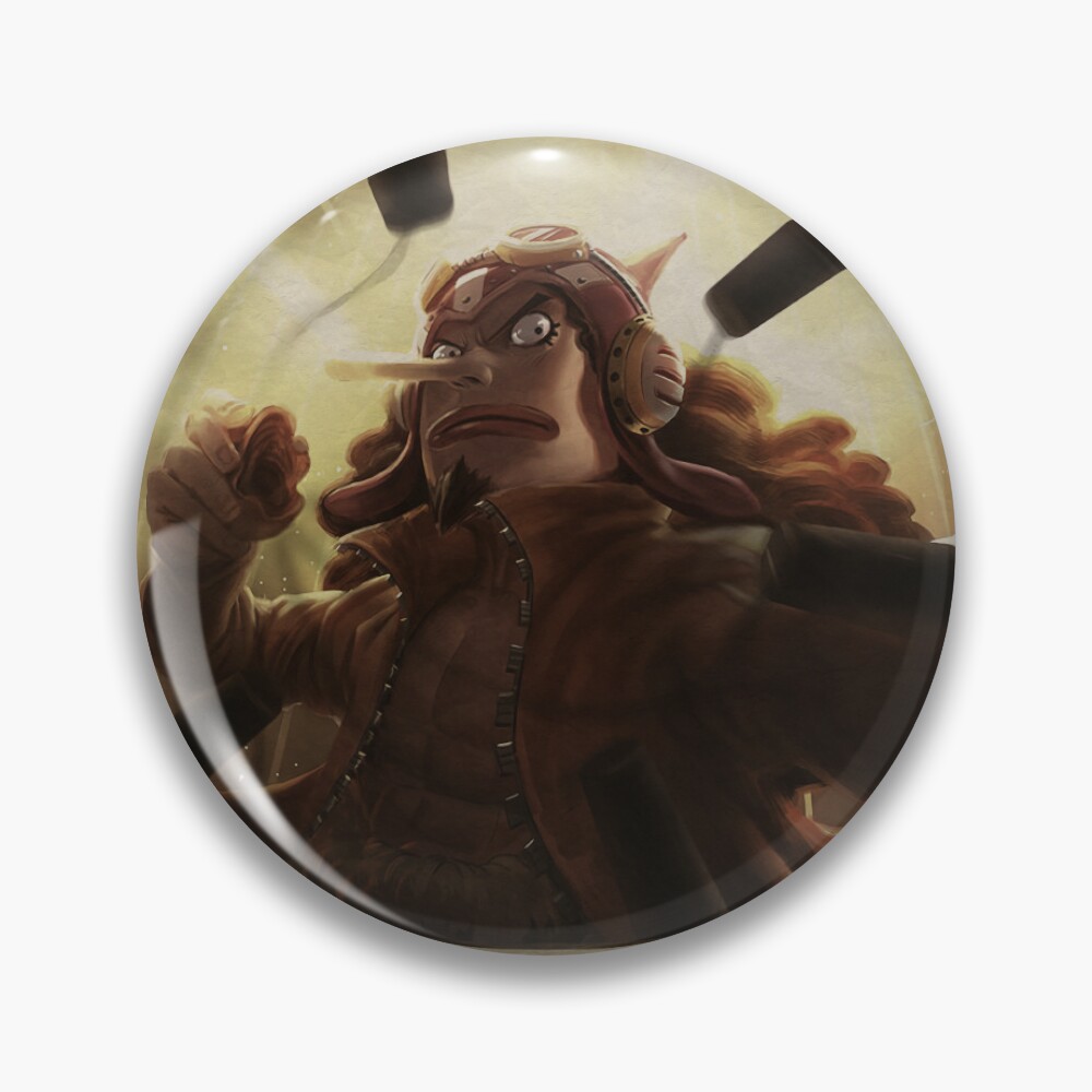 Wanted Usop One Piece Anime Pin