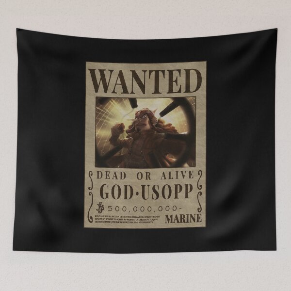 Item preview, Usopp One Piece Wanted Bounty Poster God Usopp designed and sold by One Piece Bounty Poster.