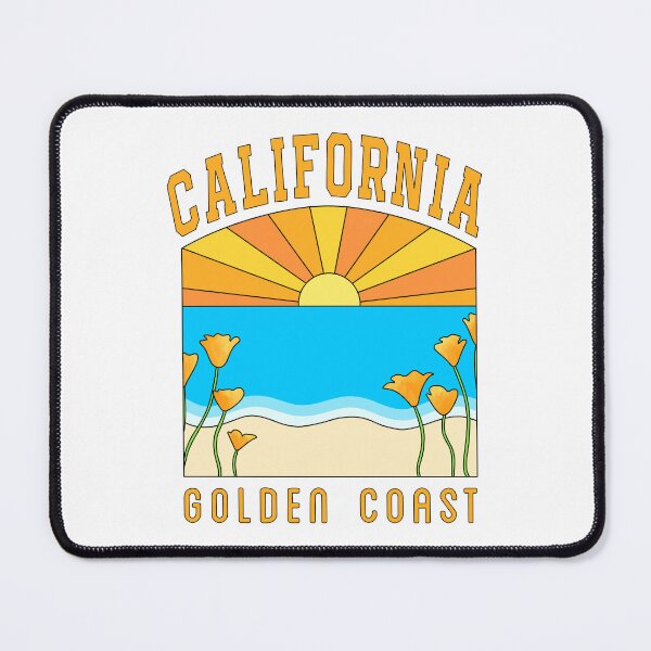 Item preview, California Golden State Beach Sunset designed and sold by honeybutterfly.