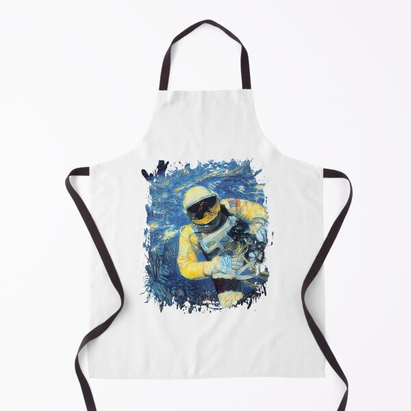 Item preview, Van Gogh's Astronaut in space doing maintenance designed and sold by freshWaterCo.
