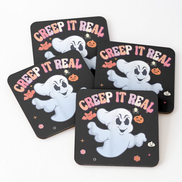 Item preview, Creep It Real Groovy Retro Halloween Funny Ghost Trick Treat designed and sold by Gromovalilialil.