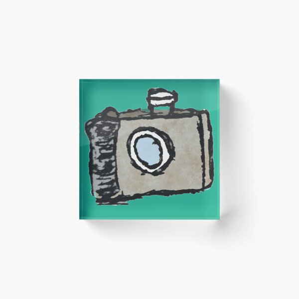 Item preview, Old Timey Camera Minimalist Ink Drawing designed and sold by Peter Fenton.