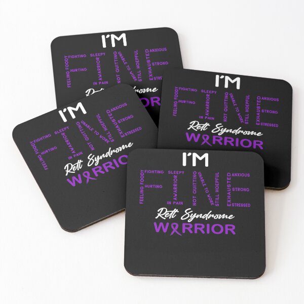 Item preview, Rett Syndrome Awareness Rett Syndrome Warrior, I'm Fine Awareness designed and sold by TerrellOneal.