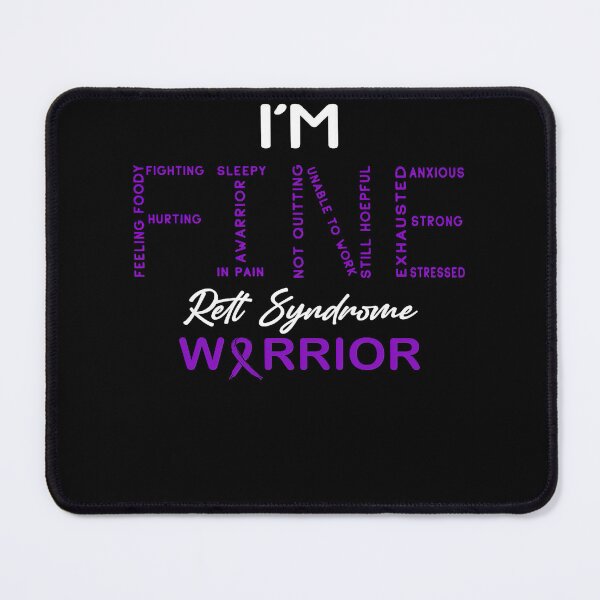 Item preview, Rett Syndrome Awareness Rett Syndrome Warrior, I'm Fine Awareness designed and sold by TerrellOneal.