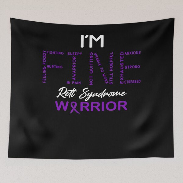 Item preview, Rett Syndrome Awareness Rett Syndrome Warrior, I'm Fine Awareness designed and sold by TerrellOneal.