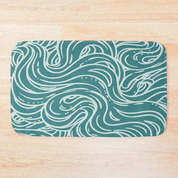 Item preview, Sea Foam Swirly Pattern designed and sold by nabanacrafters.