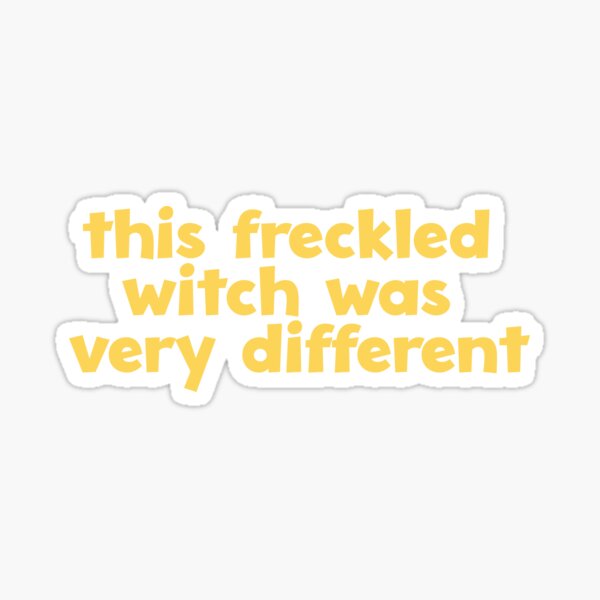 Item preview, Anne of Green Gables Quote: Freckled Witch designed and sold by rissidesigns.