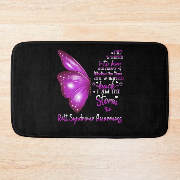 Item preview, Rett Syndrome Awareness She Whispered Back I Am The Storm Rett Syndrome Awareness Butterfly designed and sold by TerrellOneal.