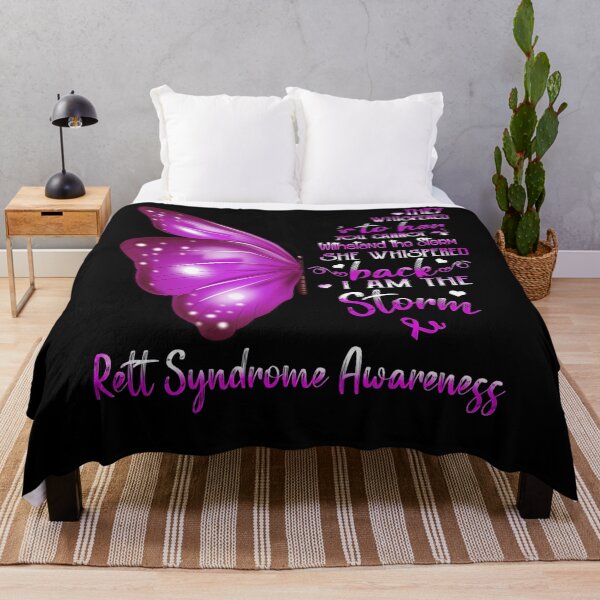 Item preview, Rett Syndrome Awareness She Whispered Back I Am The Storm Rett Syndrome Awareness Butterfly designed and sold by TerrellOneal.