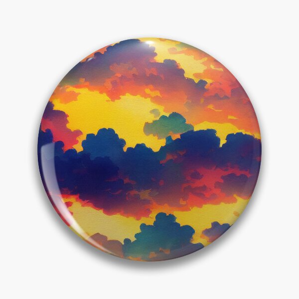 Item preview, Bright and happy, colorful clouds designed and sold by fairway3games.
