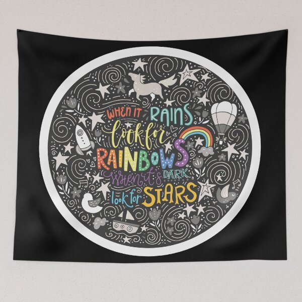 Item preview, Look For Rainbows designed and sold by Pink Pineapple Works.