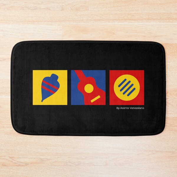 Item preview, Venezuelan symbols black background designed and sold by acentovzlano.