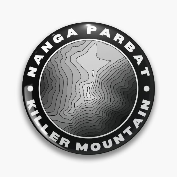 Item preview, Nanga Parbat Killer Mountain Topographical (White Text) designed and sold by RuggedRoo.