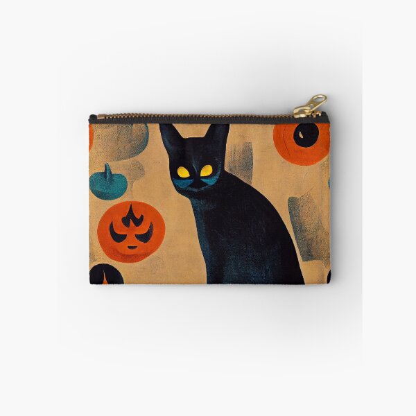 Artikelvorschau, SCHWARZE KATZE, Vintages Halloween, Muster entworfen und verkauft von MoreMachine.