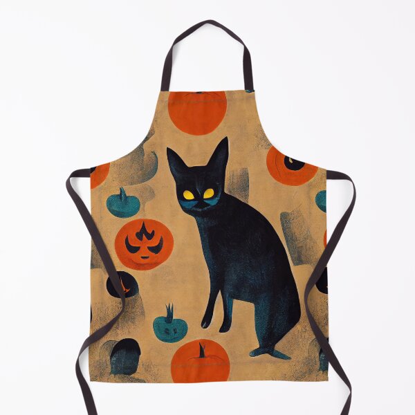 Item preview, BLACK CAT, vintage halloween, Pattern designed and sold by MoreMachine.