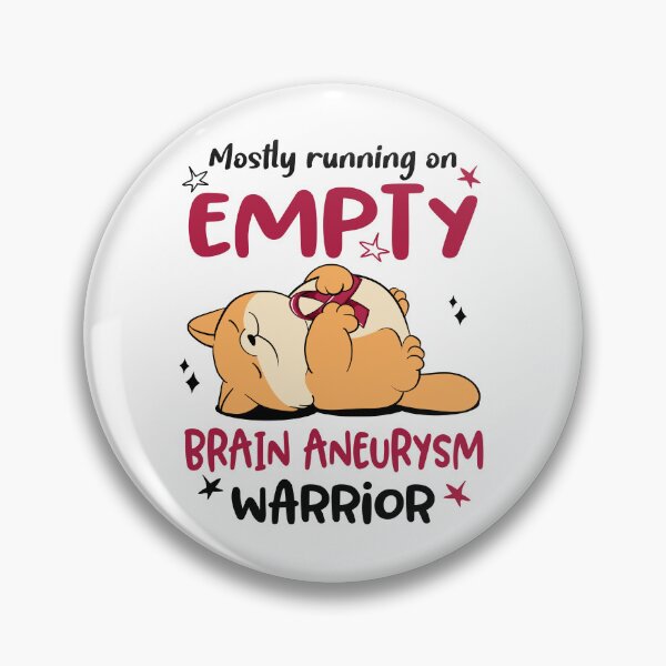 Item preview, Mostly running on Empty Brain Aneurysm Warrior designed and sold by ElizabethS809.