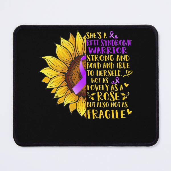 Item preview, Rett Syndrome Awareness She's A Rett Syndrome Warrior Support Rett Syndrome Warrior Gifts designed and sold by TerrellOneal.