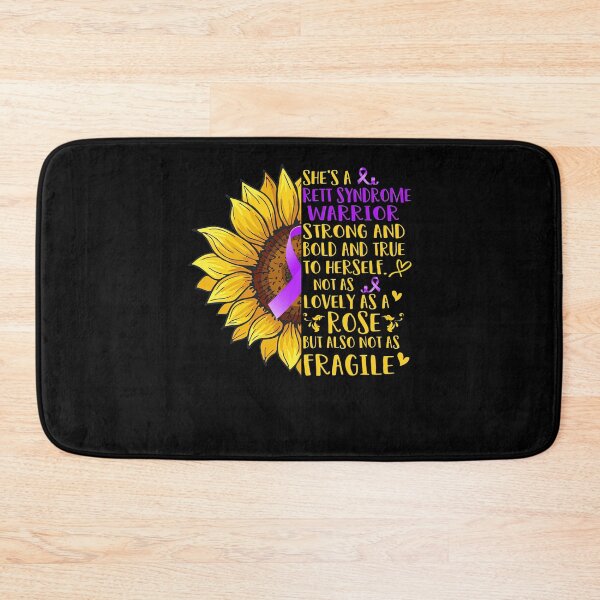 Item preview, Rett Syndrome Awareness She's A Rett Syndrome Warrior Support Rett Syndrome Warrior Gifts designed and sold by TerrellOneal.