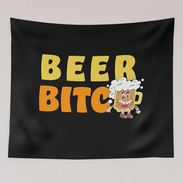 Item preview, Funny smile beer bitch designed and sold by ImaginarStore.