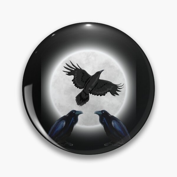 Item preview, Ravens in the Moonlight designed and sold by DRJProds-Merch.