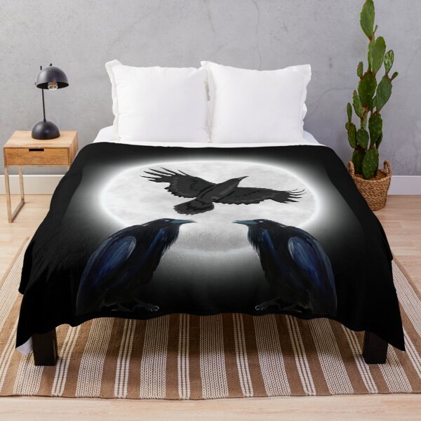 Item preview, Ravens in the Moonlight designed and sold by DRJProds-Merch.