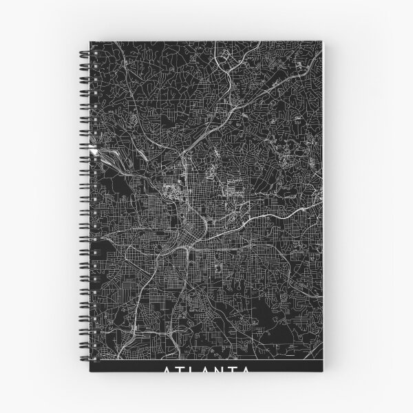 Item preview, Atlanta Black Map designed and sold by multiplicitymap.