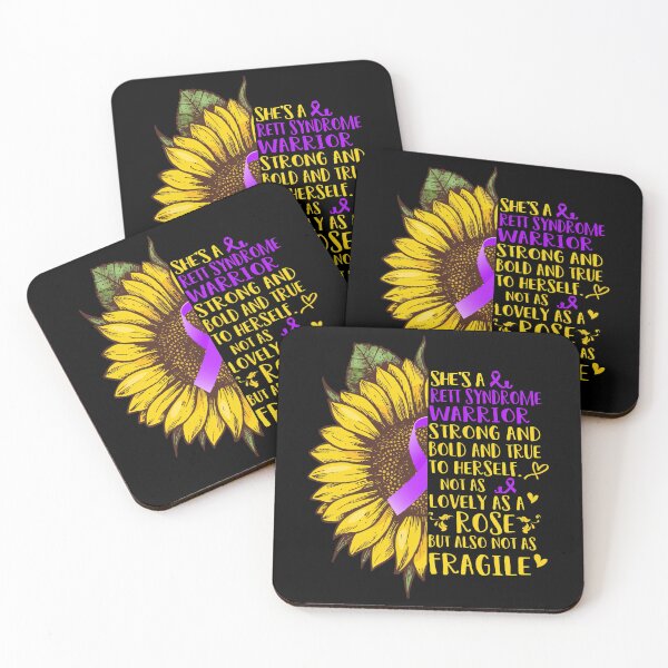 Item preview, Rett Syndrome Awareness She's A Rett Syndrome Warrior Support Rett Syndrome Warrior Gifts designed and sold by TerrellOneal.