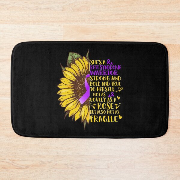 Item preview, Rett Syndrome Awareness She's A Rett Syndrome Warrior Support Rett Syndrome Warrior Gifts designed and sold by TerrellOneal.