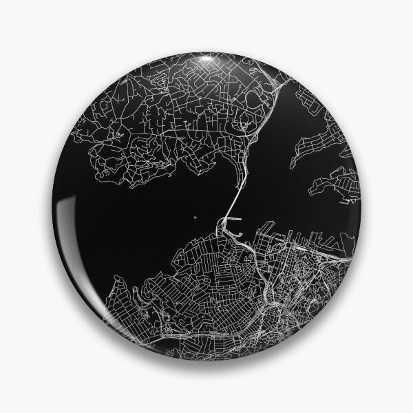 Item preview, Auckland Black Map designed and sold by multiplicitymap.