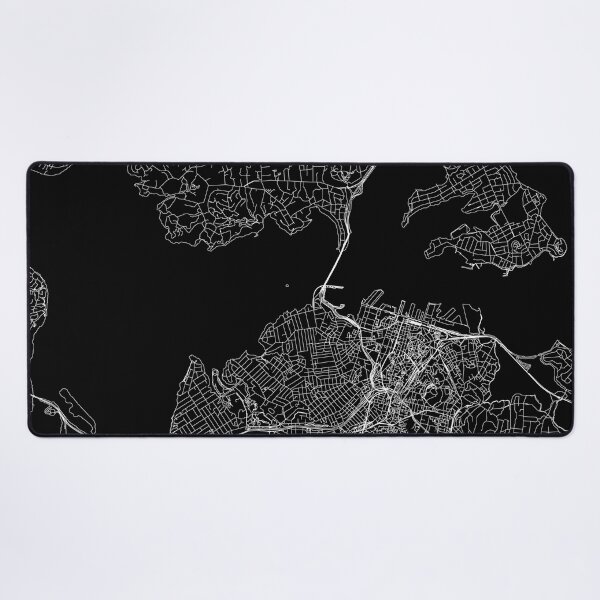Item preview, Auckland Black Map designed and sold by multiplicitymap.