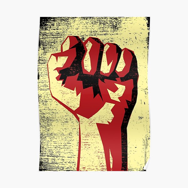 Revolution!!! Raised Fist! Poster