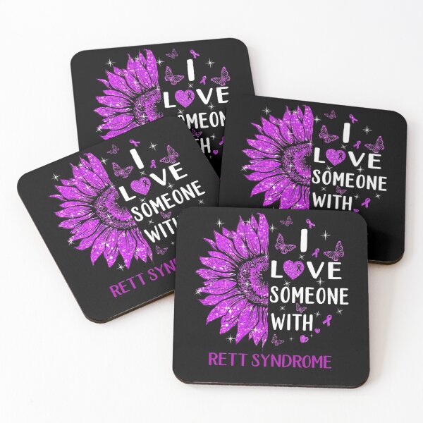Item preview, Rett Syndrome Awareness Sparkle Sunflower I Love Someone With Rett Syndrome Awareness designed and sold by TerrellOneal.