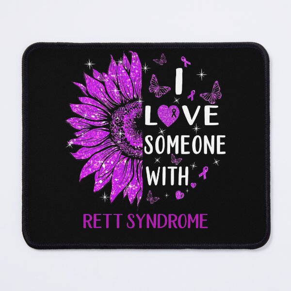 Item preview, Rett Syndrome Awareness Sparkle Sunflower I Love Someone With Rett Syndrome Awareness designed and sold by TerrellOneal.