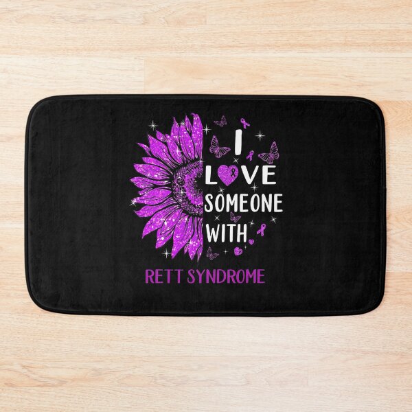 Item preview, Rett Syndrome Awareness Sparkle Sunflower I Love Someone With Rett Syndrome Awareness designed and sold by TerrellOneal.