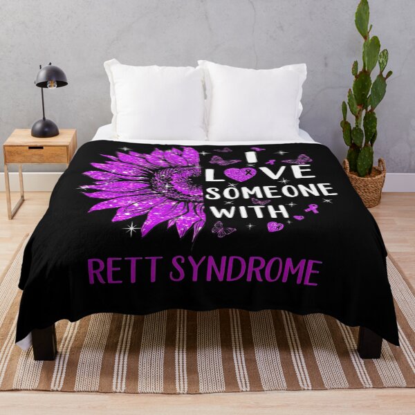 Item preview, Rett Syndrome Awareness Sparkle Sunflower I Love Someone With Rett Syndrome Awareness designed and sold by TerrellOneal.