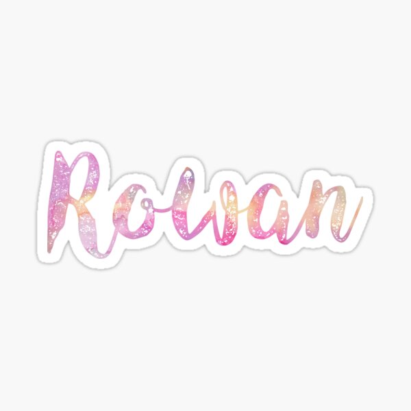 Rowan University Watercolor Sticker