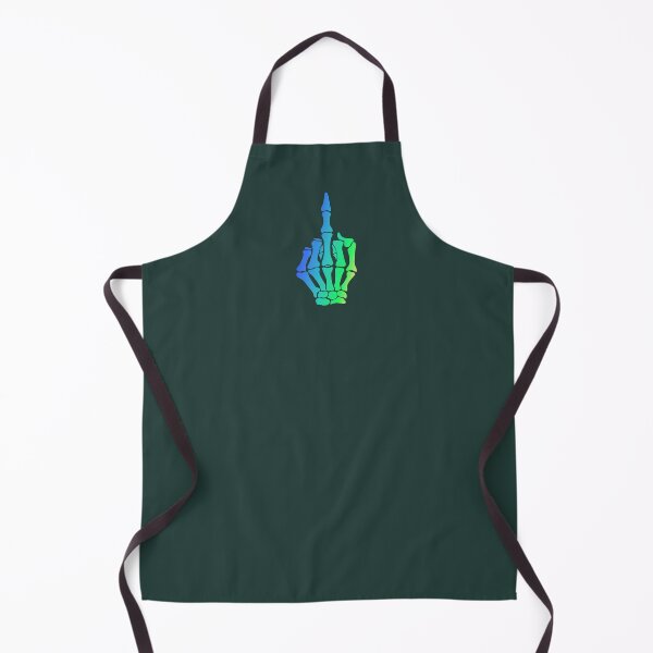 Item preview, Skeleton Middle Finger Colorful Green Blue Bones Halloween designed and sold by HoneyHue.