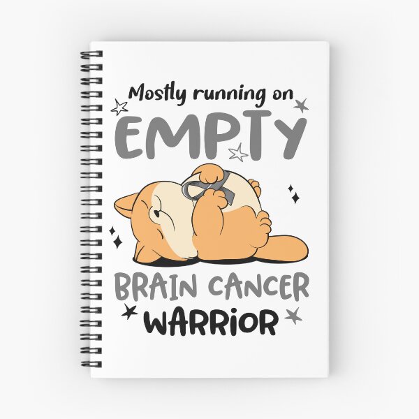 Item preview, Mostly running on Empty Brain Cancer Warrior designed and sold by ElizabethS809.