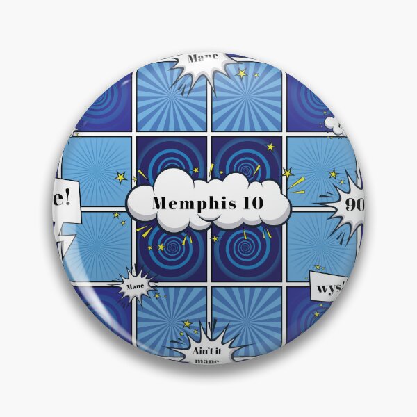 Item preview, Memphis 10 - Comic Blue designed and sold by TwinPowerTammy.