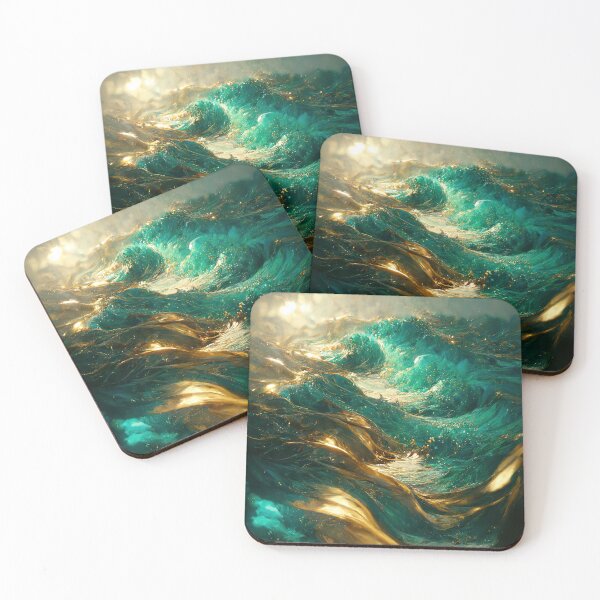 Item preview, The sea of liquid gold designed and sold by The Urban Sol.